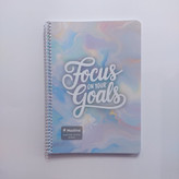 دفتر زبان انگلیسی دو خط 60 برگ سیمی مازلاین طرح Focus