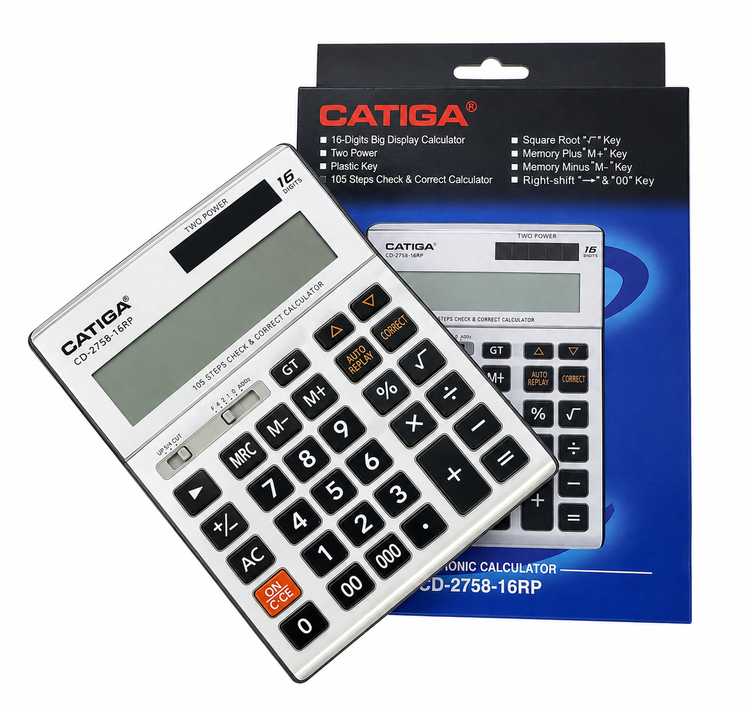 ماشین حساب کاتیگا مدل CD-2758-16RP