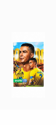 کلاسور 100 برگ جلد سخت شفیعی طرح رونالدو